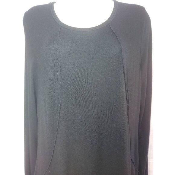 G By Giuliana Women's Size Large Black Hi-Lo Blouse - Picture 2 of 6